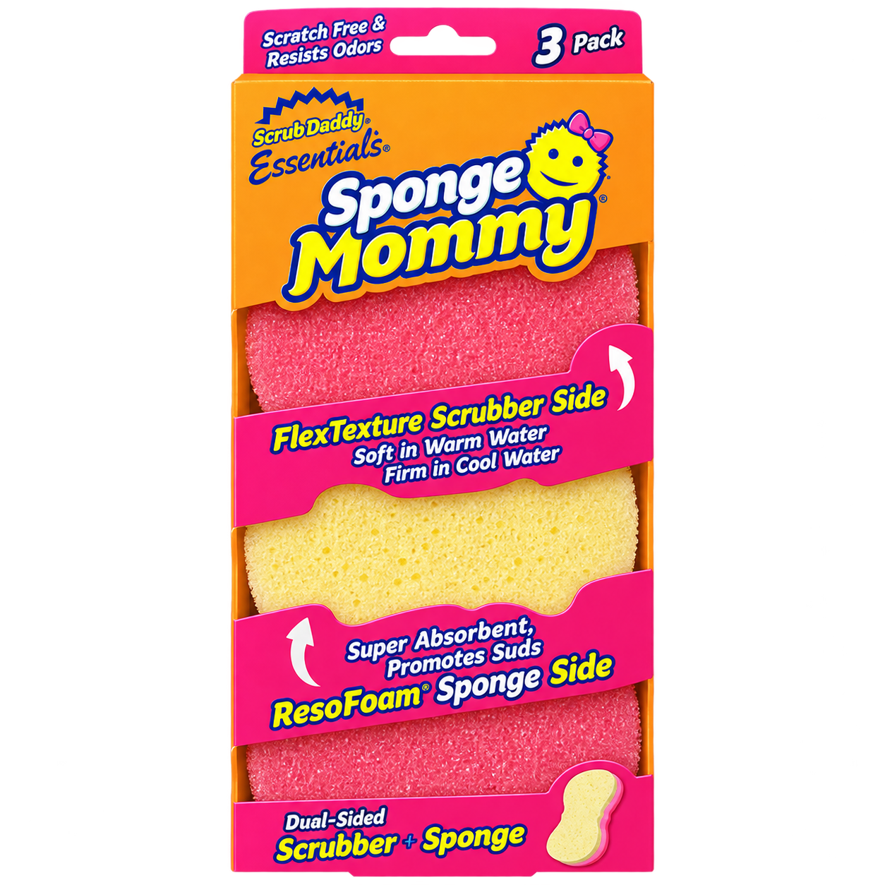 Scrub Daddy Esponja de Lavar Platos 3pack